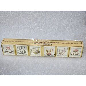 Leclaire & Bayot Fragranced English Bath Cubes Rose Lavande Gardenia Violette